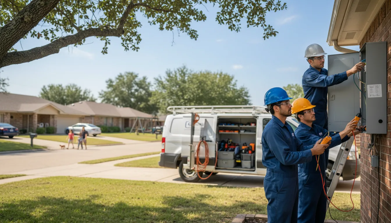 Certified electrician providing emergency electrical services in Sunset, SC